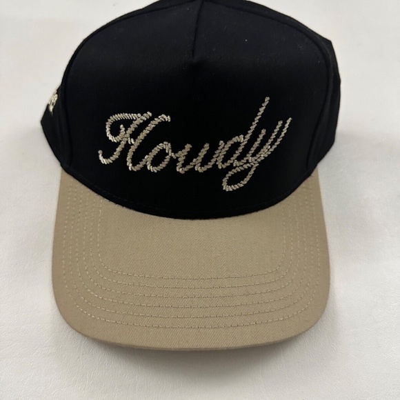 N/A Other - New Howdy Black Graphic Adjustable Snapback Hat Cap One…